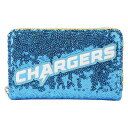 EWtC fB[X z ANZT[ Los Angeles Chargers Loungefly Sequin Zip -