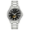 uo Y rv ANZT[ Missouri Tigers Bulova Stainless Steel Classic Sport Watch -