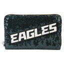 EWtC fB[X z ANZT[ Philadelphia Eagles Loungefly Sequin Zip -