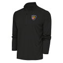 AeBOA Y WPbgu] AE^[ Baltimore Ravens Antigua Team Logo Throwback Tribute QuarterZip Pullover Top -
