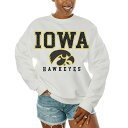 ゲームデイ レディース パーカー・スウェットシャツ アウター Iowa Hawkeyes Gameday Couture Women's Freestyle Fleece Pullover Sweatshirt -