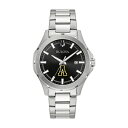 uo Y rv ANZT[ Appalachian State Mountaineers Bulova Stainless Steel Sport Classic Watch -