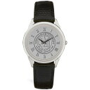 W[fB Y rv ANZT[ Sonoma State Seawolves Medallion Black Leather Wristwatch -