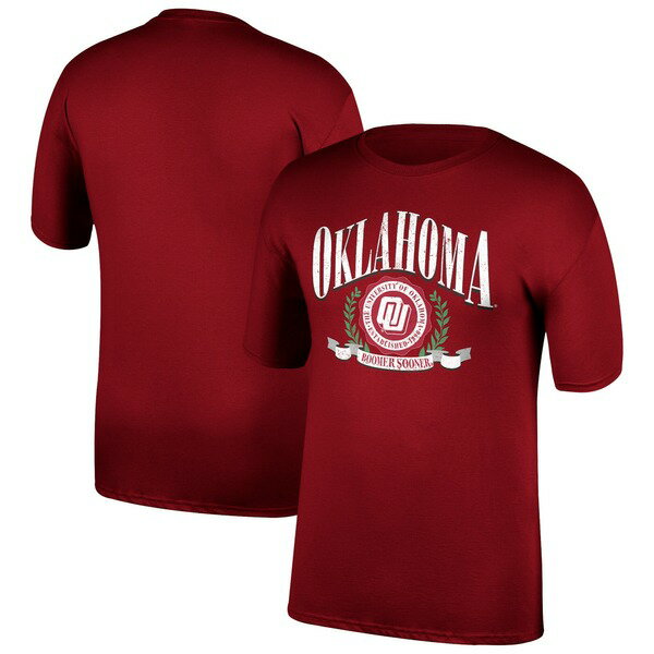 ȥåס֡  T ȥåץ Oklahoma Sooners Top of the World Game Of The Century 50th Anniversary Team Arch Seal TShirt -