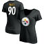 ファナティクス レディース Tシャツ トップス Pittsburgh Steelers Fanatics Branded Women's Team Aut..