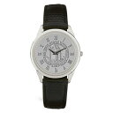 W[fB Y rv ANZT[ San Jose State Spartans Medallion Black Leather Wristwatch -