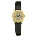 ジャーディン レディース 腕時計 アクセサリー Kean University Cougars Women's Medallion Black Leather Wristwatch -