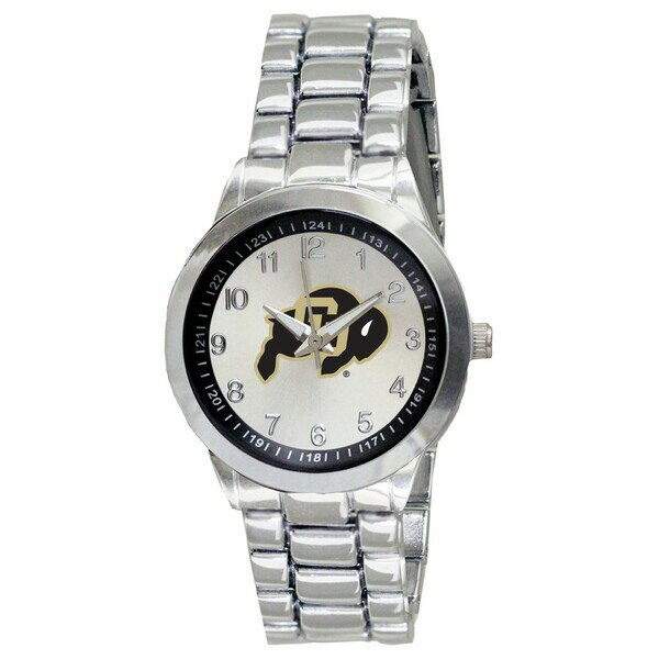 ジャーディン レディース 腕時計 アクセサリー Colorado Buffaloes Women's Integris Stainless Steel Watch Silver