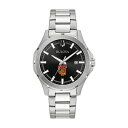 uo Y rv ANZT[ Tuskegee Golden Tigers Bulova Stainless Steel Sport Classic Watch -