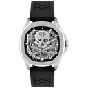 ■ブランド Philipp Plein (フィリッププレイン)■商品名 Men's Automatic Skeleton Spectre Black Silicone Strap Watch 42mm■こちらの商品は米国・ヨーロッパからお取...