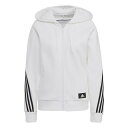 【送料無料】 アディダス レディース ランニング スポーツ Future Icons 3-Stripes Hooded Track Top White