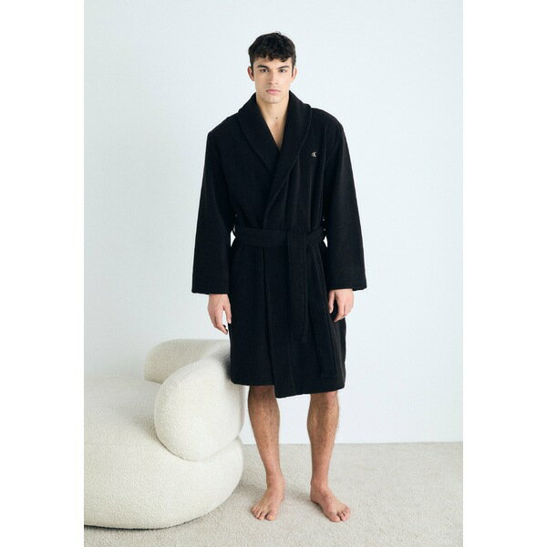 カルバン クライン アンダーウェア メンズ サンダル シューズ COMFORT FRENCH TERRY ROBE COTTON TERRY..