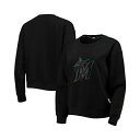 ダナ キャラン ニューヨーク レディース パーカー・スウェットシャツ アウター Women's Black Miami Marlins Carrie Pullover Sweatshirt Black