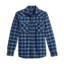 ペンドルトン メンズ シャツ トップス Men's Wyatt Plaid Button-Down Western Shirt Charcoal/denim Blue Plaid