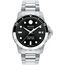 oh Y rv ANZT[ Series 800 Men's Swiss Automatic Silver-Tone Stainless Steel Bracelet Watch 42mm Silver