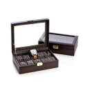 xCo[N Y rv ANZT[ Leather Watch Box Black