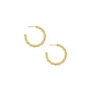 GeBJ fB[X sAXCO ANZT[ Gold Plated Twisted Hoops Gold Plated