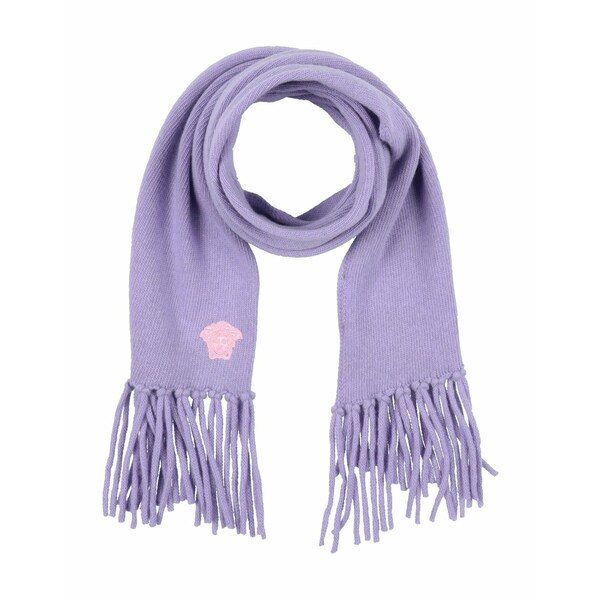 ベルサーチ マフラー（レディース） 【送料無料】 ヴェルサーチ レディース マフラー・ストール・スカーフ アクセサリー Scarves Light purple