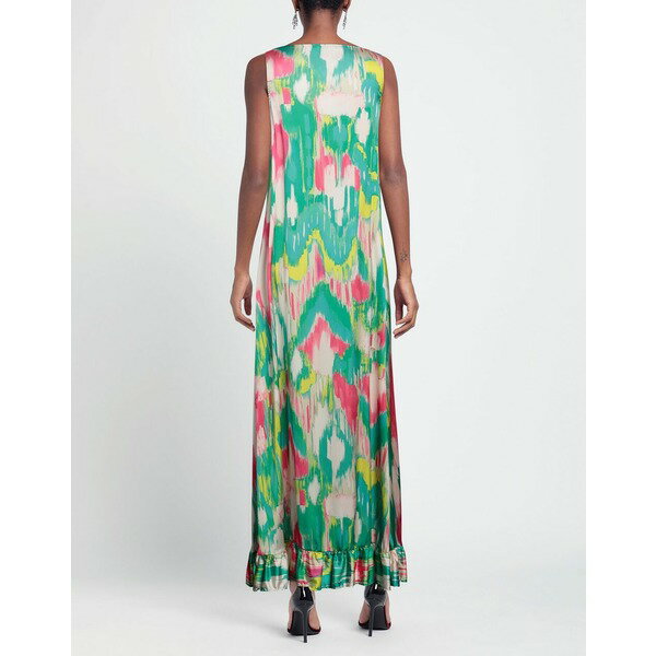 【送料無料】 マリウッチャ レディース ワンピース トップス Maxi dresses Green 3