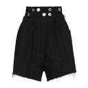 【送料無料】 ラフ・シモンズ レディース カジュアルパンツ ボトムス Shorts & Bermuda Shorts Black