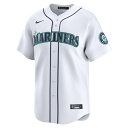 ナイキ メンズ ユニフォーム トップス Logan Gilbert Seattle Mariners Nike Home Limited Player Jersey White