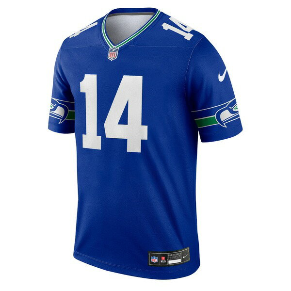 ナイキ メンズ ユニフォーム トップス DK Metcalf Seattle Seahawks Nike Throwback Legend Player Jersey Royal