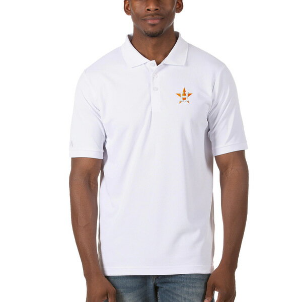 アンティグア メンズ ポロシャツ トップス Houston Astros Antigua Legacy Pique Polo White