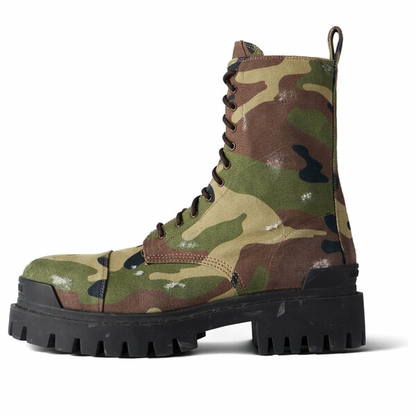 Balenciaga バレンシアガ メンズ スニーカー 【Balenciaga Strike 20mm Boots Camo Print 'Dark Green...