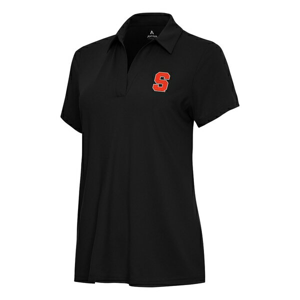 アンティグア レディース ポロシャツ トップス Syracuse Orange Antigua Women's Era Polo Black