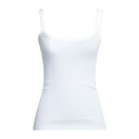 【送料無料】 アルファス テューディオ レディース カットソー トップス Tank tops White