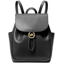 マイケルコース レディース バックパック・リュックサック バッグ Cheryl Medium Leather Drawstring Backpack Black