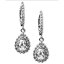 Х󥷡 ǥ ԥ ꡼ CZ Drop Earrings Silver