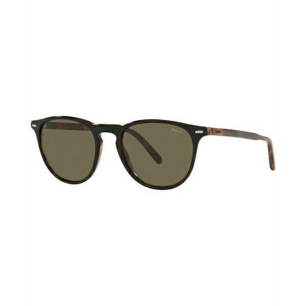 ラルフローレン メンズ サングラス・アイウェア アクセサリー Men's Sunglasses, PH4181 51 Shiny Black Havana