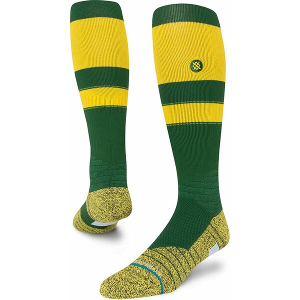 X^X fB[X C A_[EFA Stance Adult Stripe On-Field Baseball Socks Green