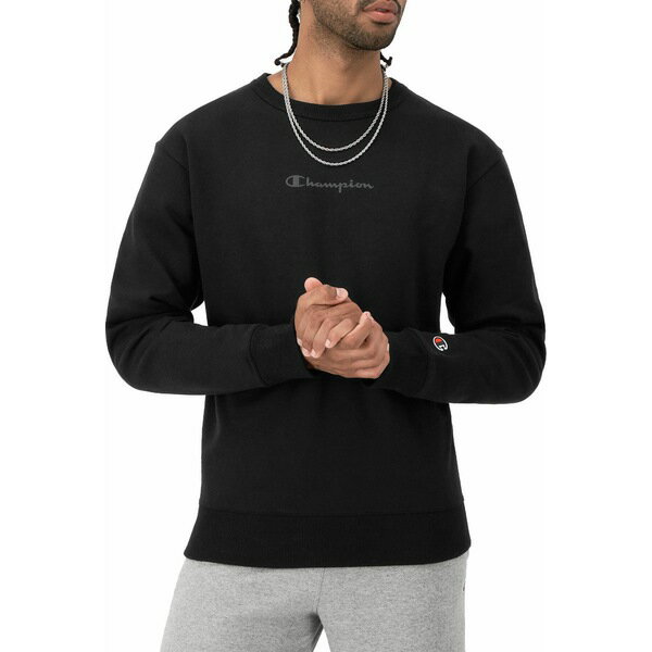 ԥ  ѡåȥ  Champion Men's Powerblend Graphic Crewneck Sweatshirt Black