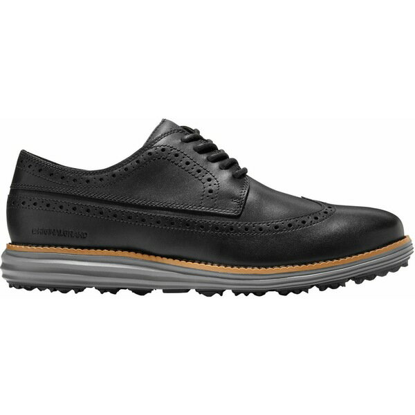 コールハーン メンズ ゴルフ スポーツ Cole Haan Men's Original Grand Wing Oxford 22 Golf Shoes Black/Natural