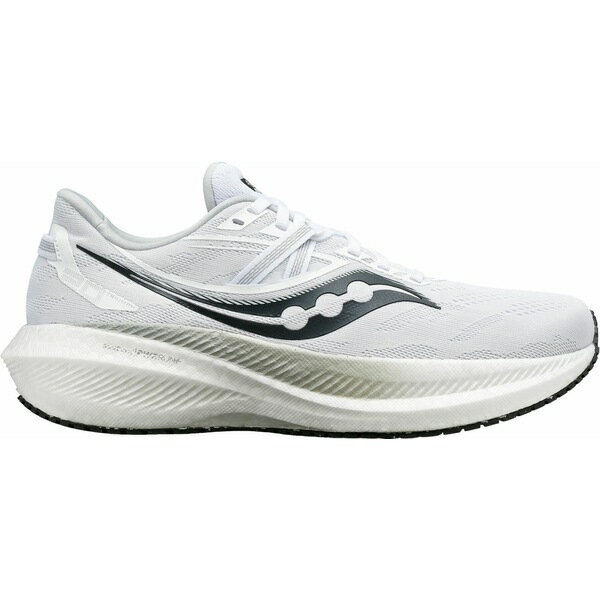 サッカニー メンズ ランニング スポーツ Saucony Men's Triumph 20 Running Shoes White/Black