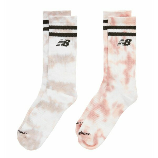 ˥塼Х    New Balance Drip Dye Stripe Crew Socks 2-Pack Pink