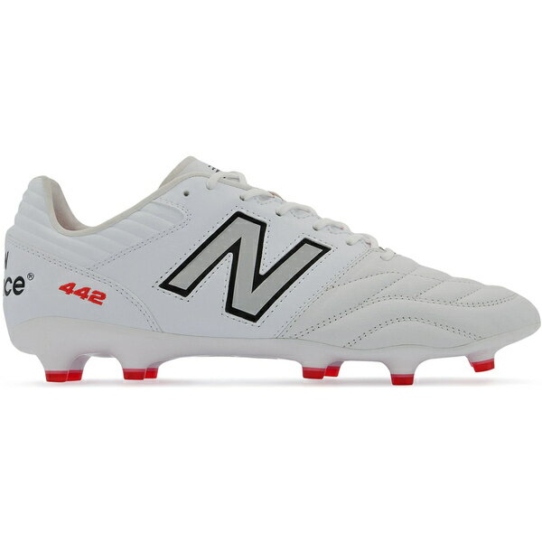 New Balance ニューバランス メンズ スニーカー 【New Balance 442 Pro FG v2 White Red Black】 サイズ US_7(25.0cm) White/Red/Black(4)