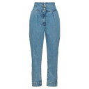 【送料無料】 ジジル レディース デニムパンツ ボトムス Denim pants Blue