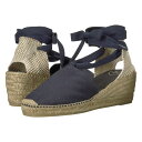 トニーポンズ レディース ヒール シューズ Valencia Navy Canvas(4)