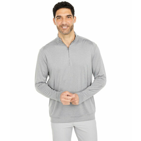 ˡ   ȥåץ Flex Performance 1/4 Zip Meteor