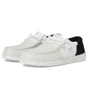 ヘイデュード メンズ スリッポン・ローファー シューズ Wally Tri Varsity Mesh White/Black