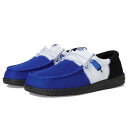 ヘイデュード メンズ スリッポン・ローファー シューズ Wally Tri Varsity Mesh Varsity Blue/Black(4)
