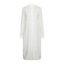 EUROPEAN CULTURE ヨーロピアンカルチャー ワンピース トップス レディース Midi dresses White