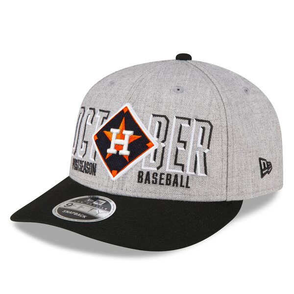 ニューエラ メンズ 帽子 アクセサリー Houston Astros New Era 2023 Division Series Winner Locker Room Low Profile 9FIFTY Snapback Hat Gray