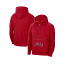 ジョーダン メンズ パーカー・スウェットシャツ アウター Men's Brand Red Chicago Bulls Courtside Statement Edition Pullover Hoodie Red