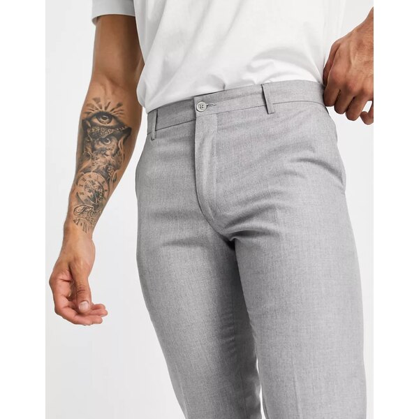 メンズファッション, ズボン・パンツ  French Connection skinny fit formal pants LIGHT GRAY