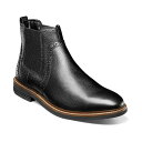 ノンブッシュ メンズ ブーツ シューズ Men's Otis II Plain Toe Chelsea Black Tumble