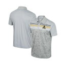 コロシアム メンズ シャツ トップス Men's Gray Appalachian State Mountaineers Cybernetic Polo Shirt Gray(4)